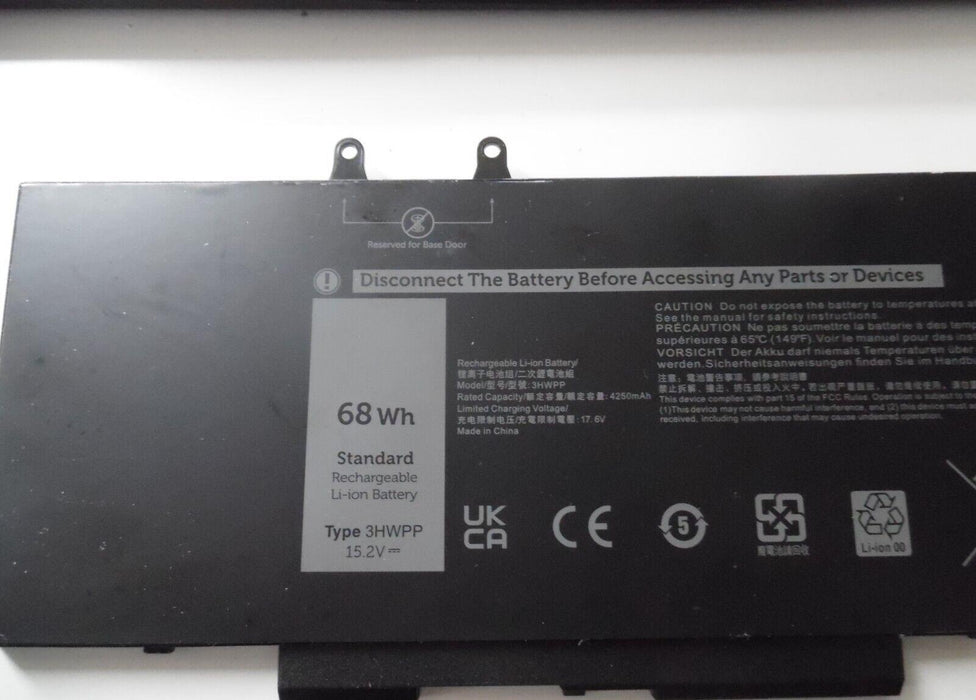 3HWPP Battery For Dell Latitude 5401 E5401 14 5410 E5410 Precision 3541 3551