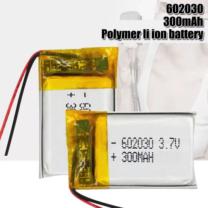 3.7v 300mah Li-ion Battery 602030 Polymer Rechargeable Battery For Mp3 Mp4