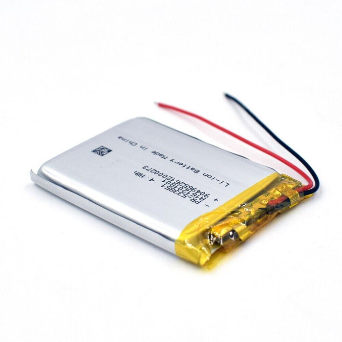 3,7 V 1200mAh 533851 Li-Poly Battery Rechargeable Liion LiPo Cell for GPS