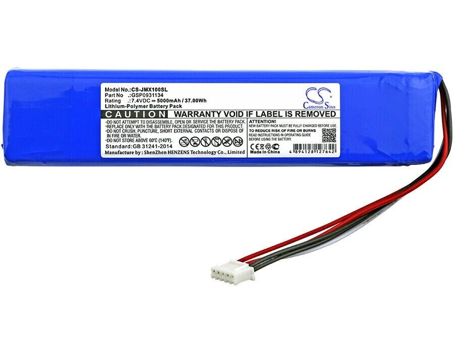 7.4V Battery for JBL Xtreme Speaker Premium Cell 5000mAh Li-Polymer New