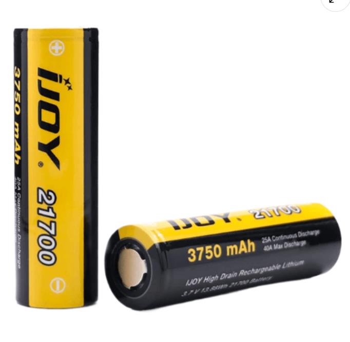 2 x IJoy 40A Rechargeable 3750 MAh Battery