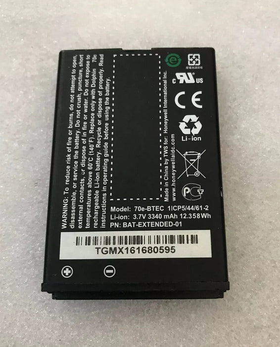 70e-BTEC New Genuine 3340mAh Battery for Honeywell Dolphin Scanner 70e 75e 60s