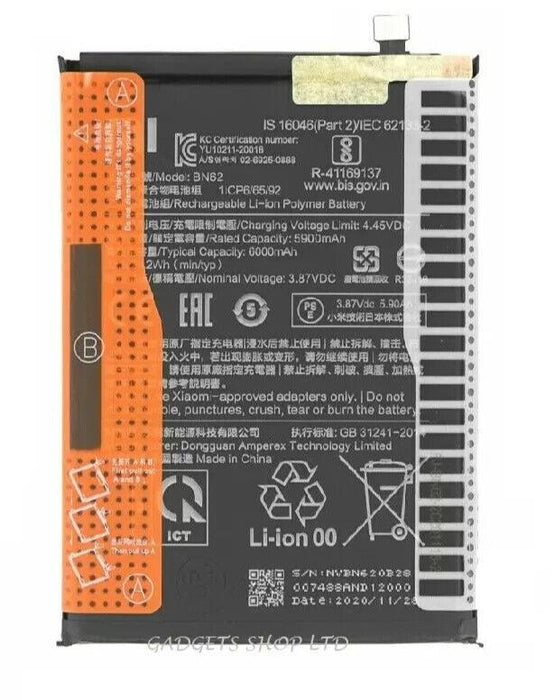 Genuine Xiaomi Redmi 9T BN62 Battery - 6000mAh