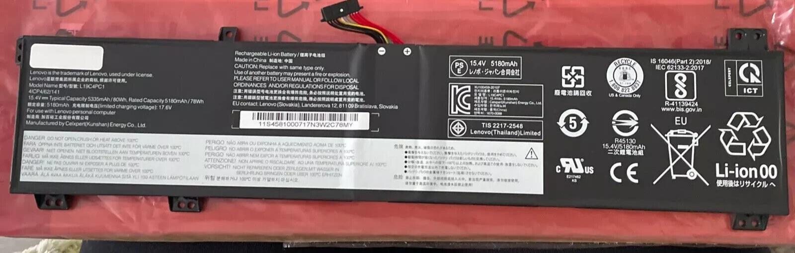 for Lenovo L19C4PC1 replacement battery