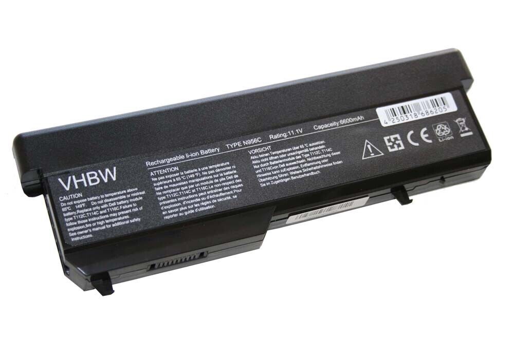 vhbw Battery Replacement for Dell PP36L, T112C, T114C, T116C, Y022C for Laptop