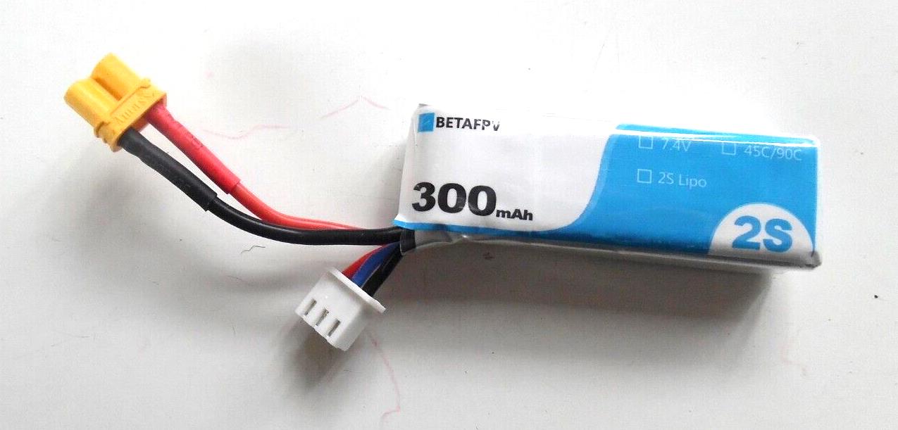 betafpv 2s 300mAh lipo battery