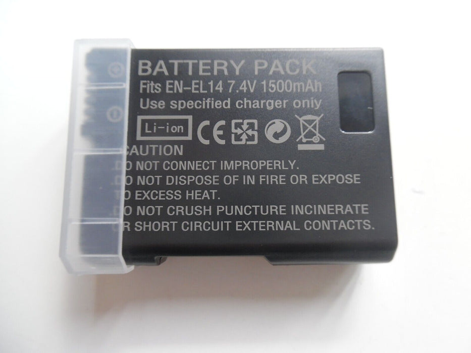 Ex-Pro for Nikon EN-EL14 1800mAh ULTRA Power Plus+ Li-on Digital Camera Battery