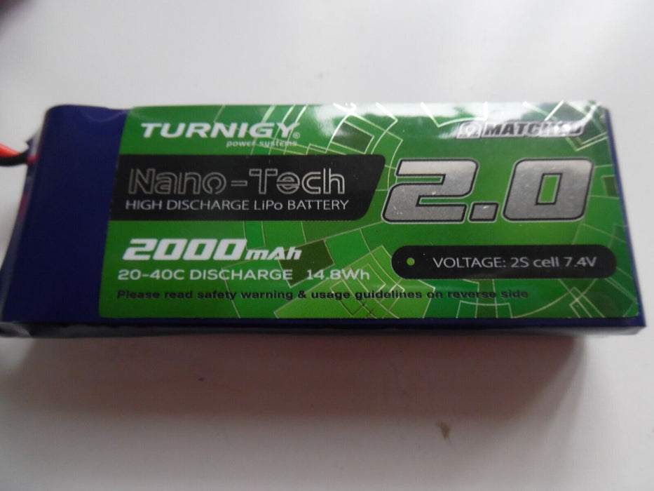 Turnigy nano-tech 2000mAh 2S1P 20~40C Lipo 7.4v