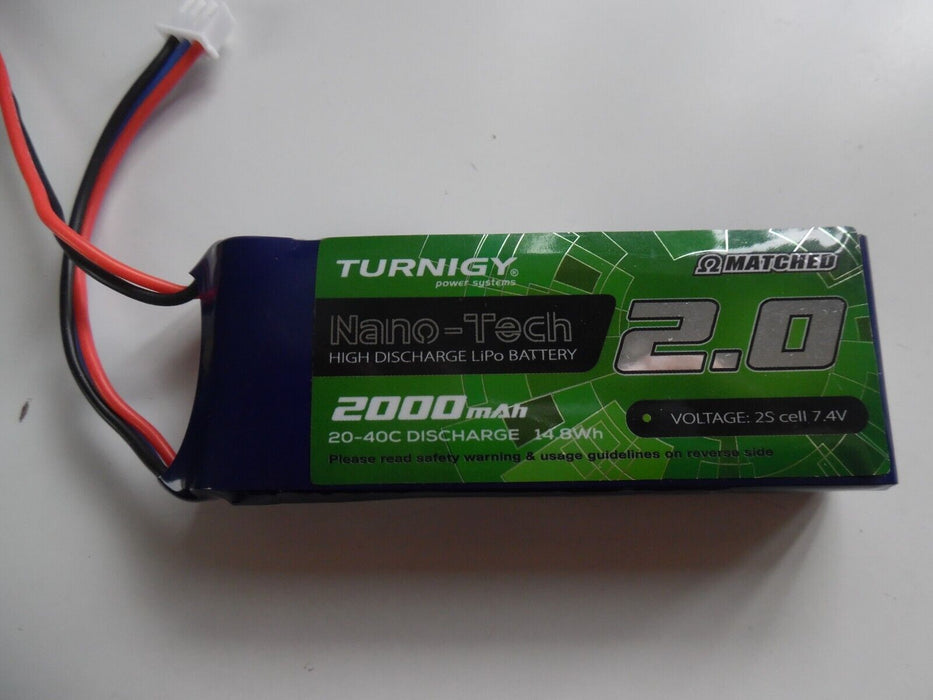 Turnigy nano-tech 2000mAh 2S1P 20~40C Lipo 7.4v