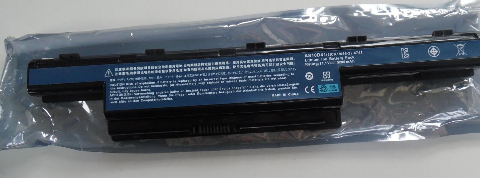 Battery for Acer  AS10D41 for Packard Bell Easy Note 5200mAh