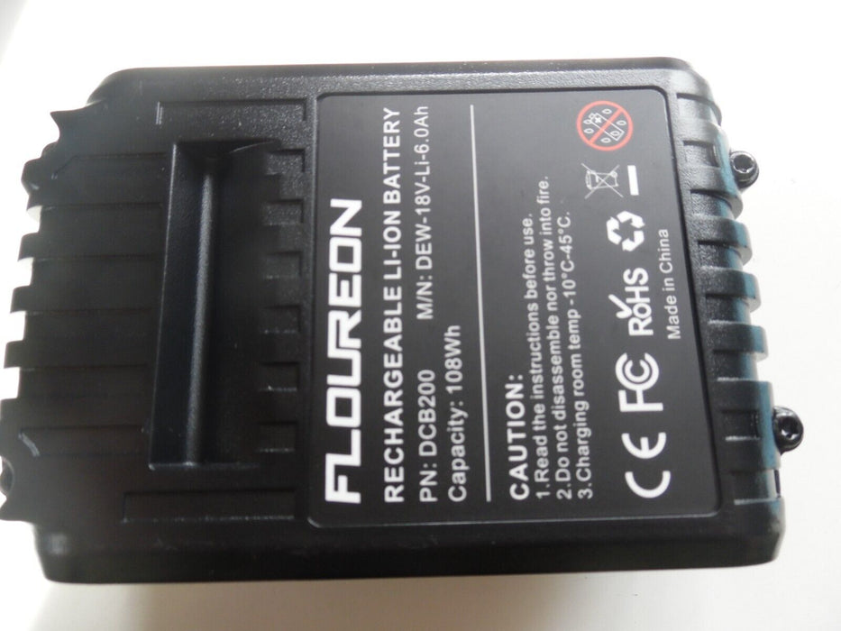 flouren dcb200 battery for Dewalt DCB200 18V