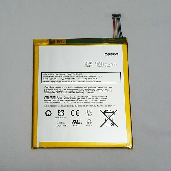 ST10 58-000119 New Original Battery for Amazon Kindle Fire HD 10 5th 2015 SR87CV