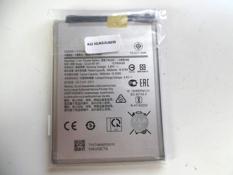 Replacement Samsung Galaxy A22 5G Battery SCUD-WT-W1 5000mAh SM-A226B