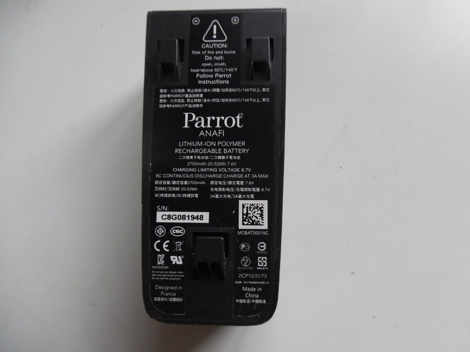 Genuine Parrot Anafi FPV Extended Work 4K Quadcopter Drone LiPo BATTERY