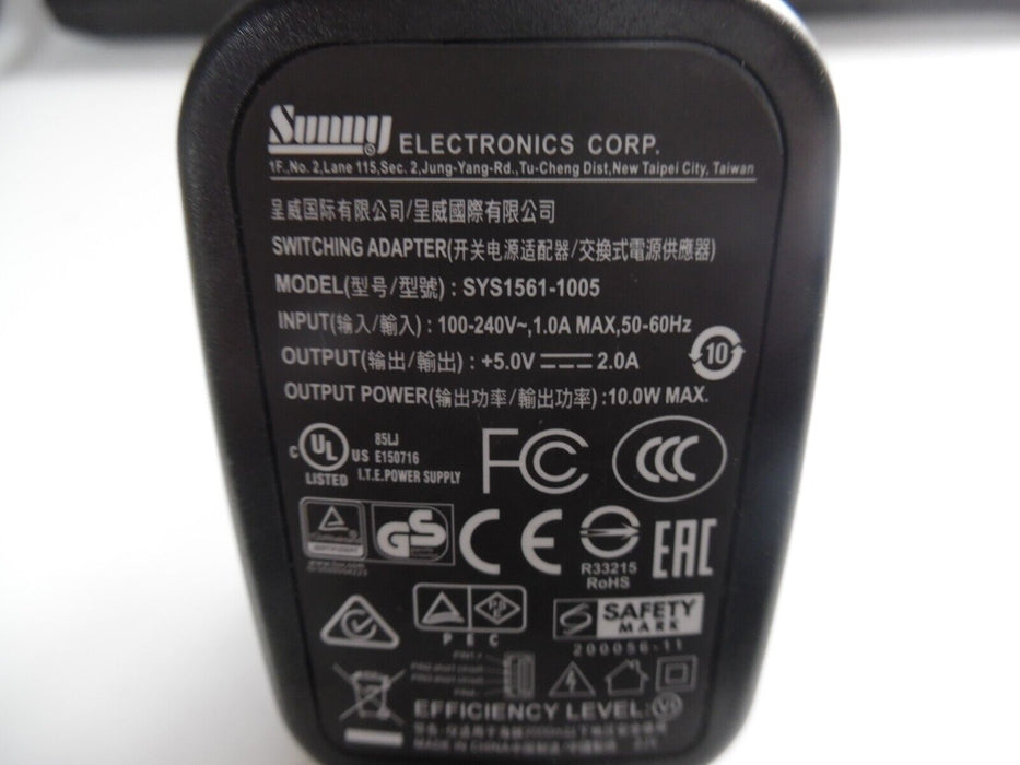 Sunny Electronics sys1561-1005 adapter plug