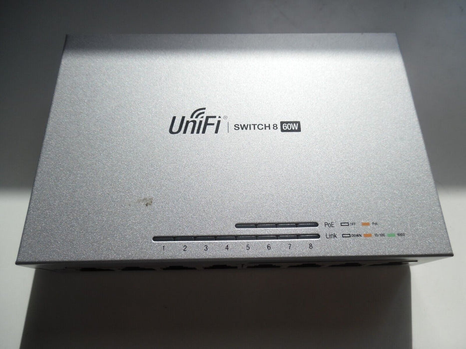 Ubiquiti US-8-60W Unifi 8 Port 60W Poe+ Managed Gigabit Network Switch