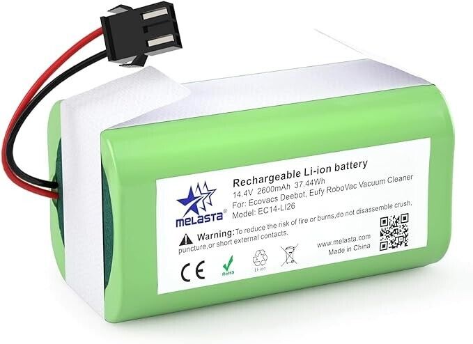 for Ecovacs Deebot N79 N79S DN622 Li-Ion Battery Compatible with Tesvor 500 Eufy