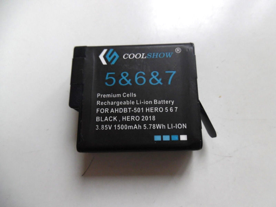 Ahdbt-501 for Hero 5 6 7 1500mAh battery