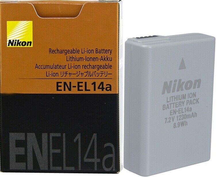 Genuine Nikon EN-EL14A Rechargeable Li-Ion Battery