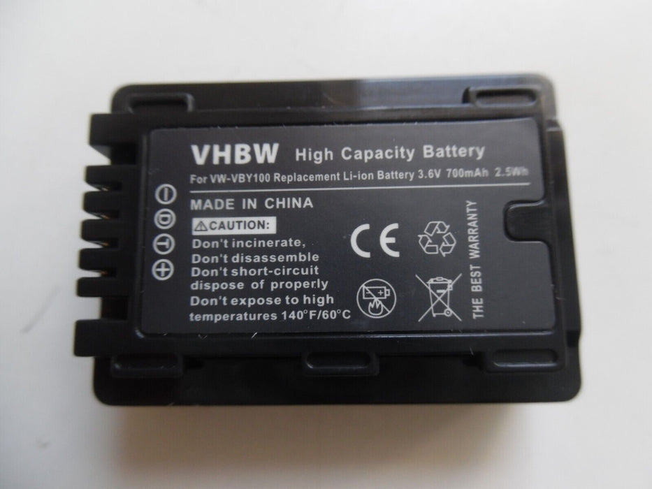 vw- vby100 780mAh