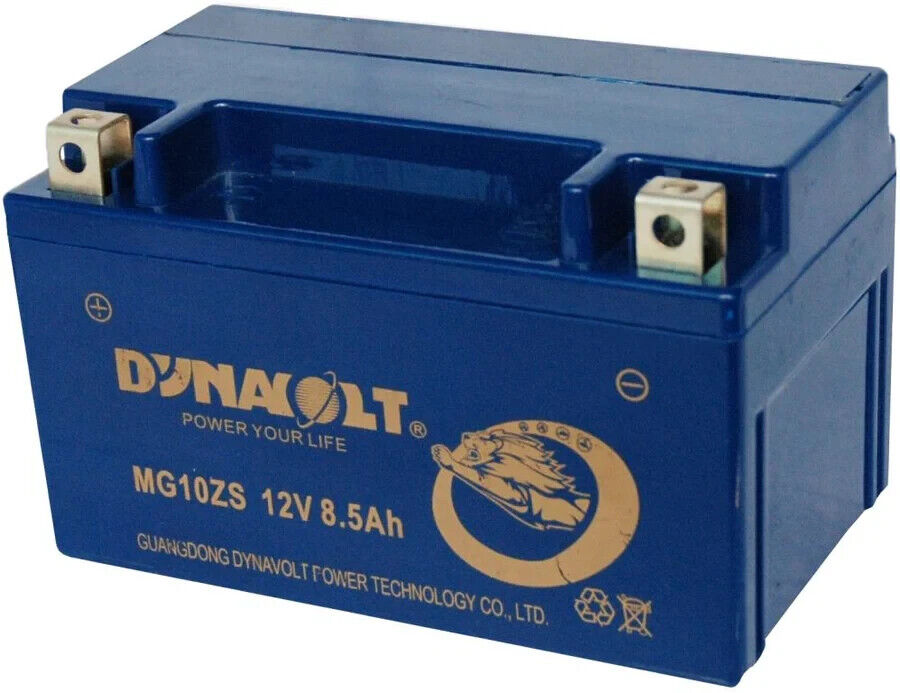 Dynavolt MG10ZS Gel Motorcycle Battery YT10ZS, YT10B4