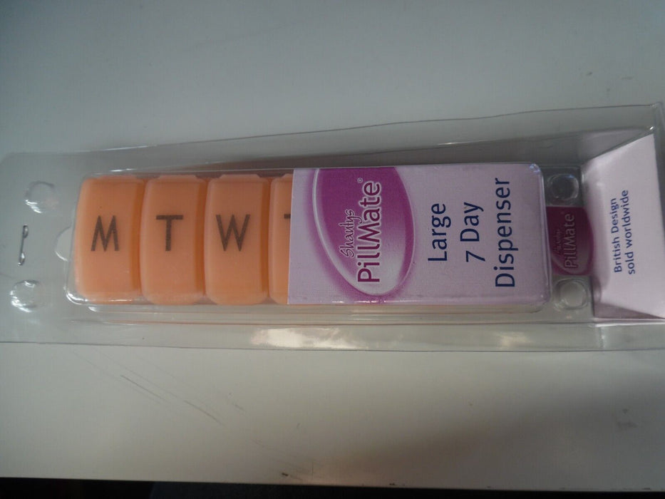 PillMate 7 Day Maxi Dispenser colour peach