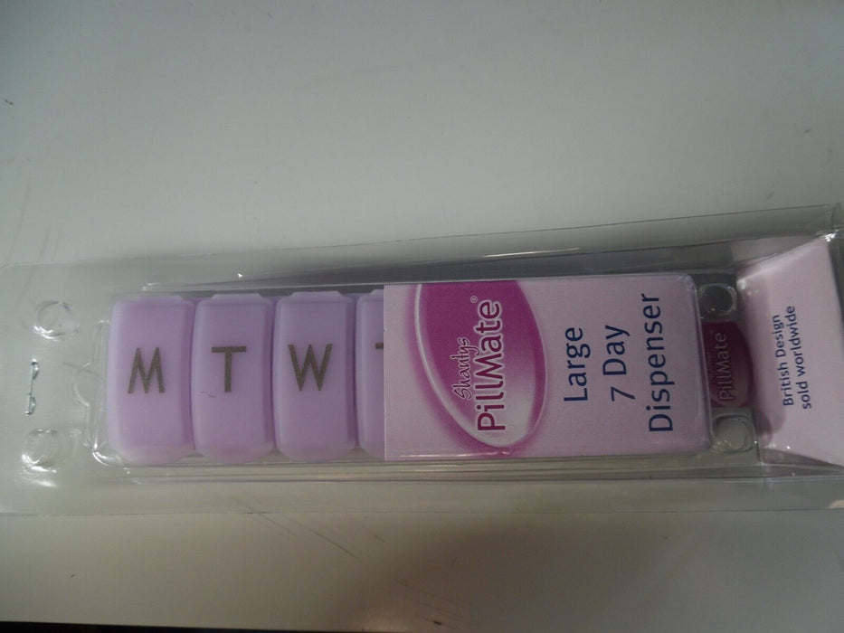 PillMate 7 Day Maxi Dispenser colour violet.