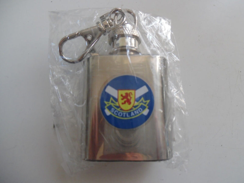 scotland mini drinks flask keychain 1 oz Hipflask 3"