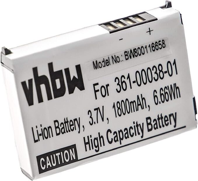 vhbw 1 x Battery Compatible with Garmin Aera 550, 510, 560, 500 GPS Navigation N