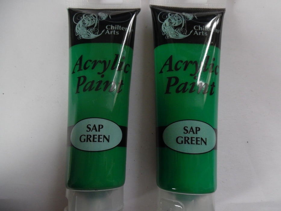 Chiltern Arts Sap Green 120ml paints 2 pack