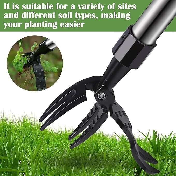 Garden Weed Puller Root Removal Tools, Dandelions Root Remover, Gardening Lawn H