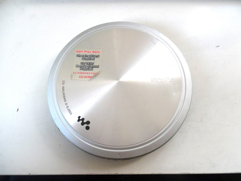 Sony D-EJ955 Silver CD Walkman Collectable