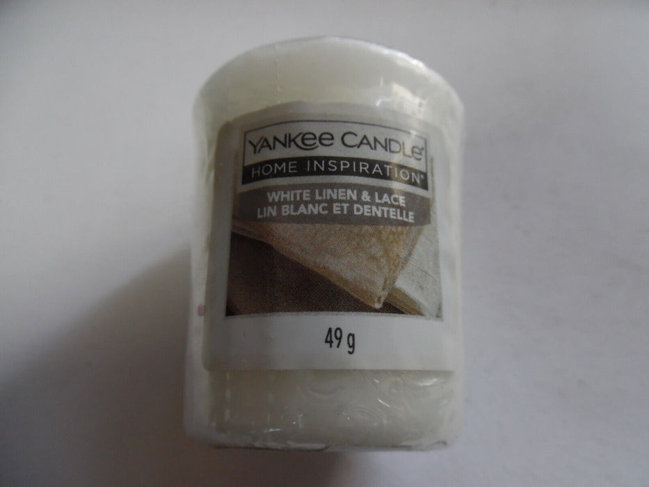 Yankee Candle white lined and lace 49 grams