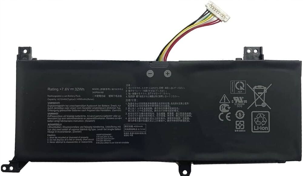 B21N1818-2 Battery For Asus VivoBook X412UA X412U X412UB X412UF X412J X412JA