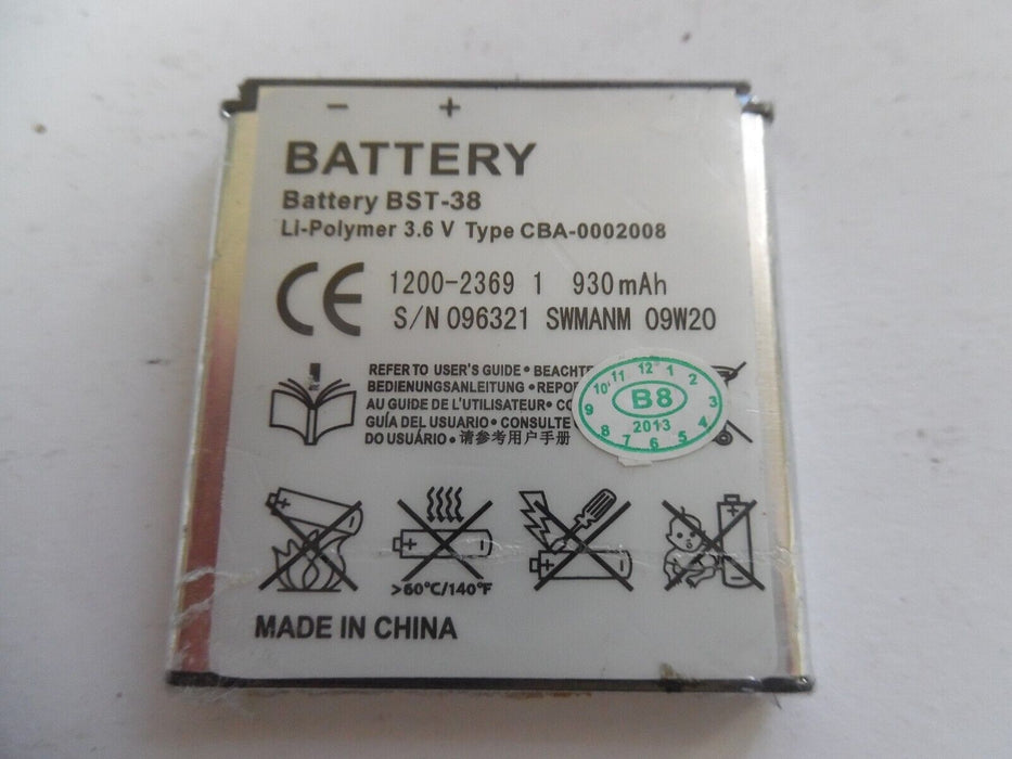 bst-38 battery for w995i k770i 930mAh