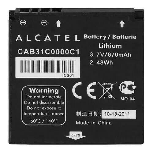 Brand new Genuine Original Alcatel Battery CAB31C0000C1 - For Alcatel OT-606A