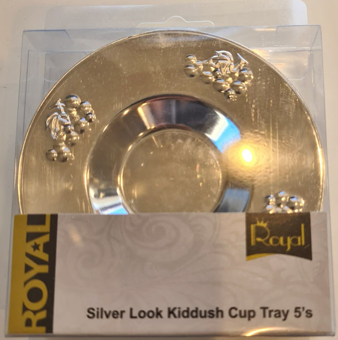 2X packs of silvetr look kiddush cup New