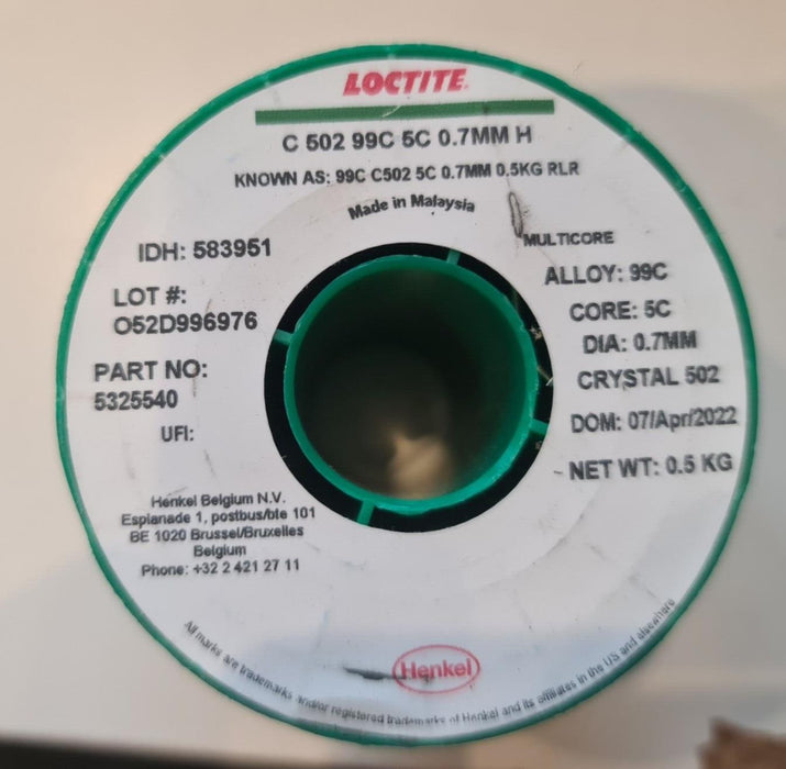 0.7mm Loctite Solder Wire C50299C