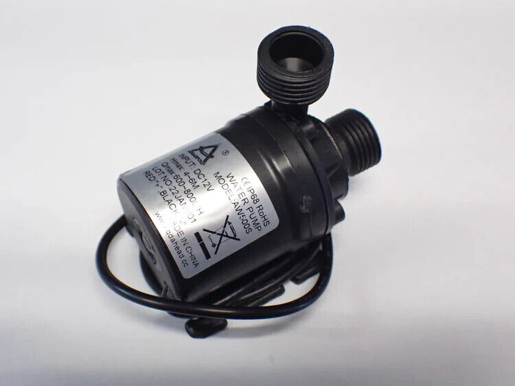 12V AW500S Small Submersible Pump DC Brushless Fountain Pond Water Pump