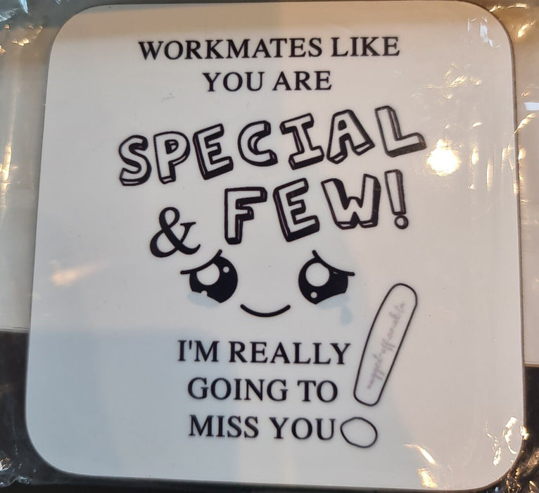 2x Workmates like you are special - Coaster for cups New