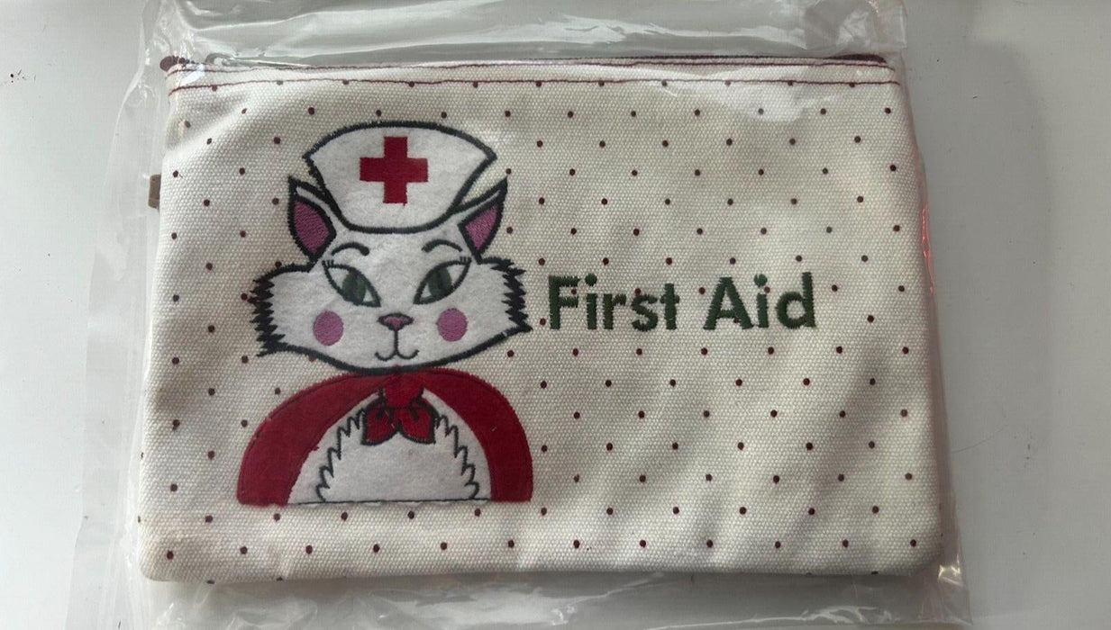 Kate Garvey First Aid Cream Spotted Makeup Bag