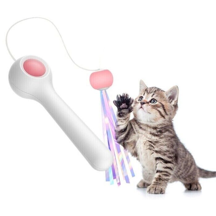 Cat Toy Retractable Wand Toy Teaser Retractable Teaser with