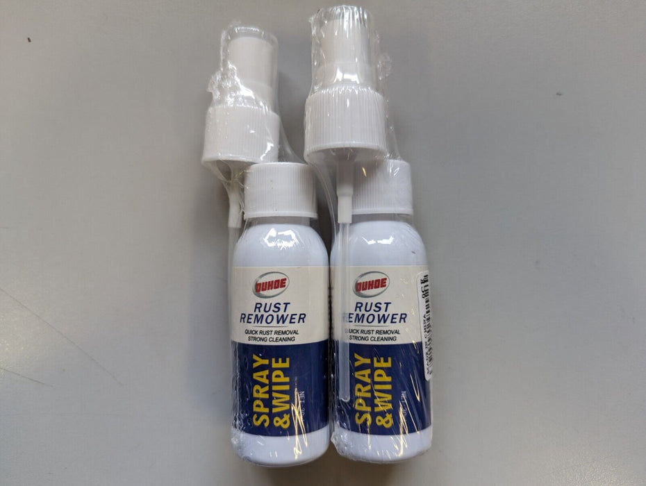 2 x OUHOE Rust Removal Spray & Wipe 30ml (spray only)