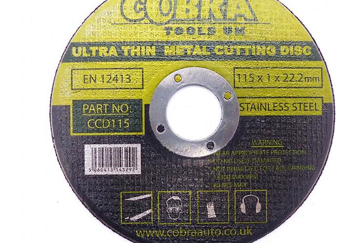 115mm 4.5" ULTRA THIN METAL CUTTING BLADE DISC 4 1/2 1mm NEW 10PK