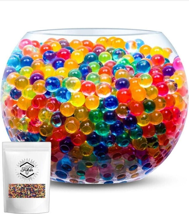 10000 Multicolour Water Beads Gel Balls Crystal Vase Filler Floating Candle Aqua