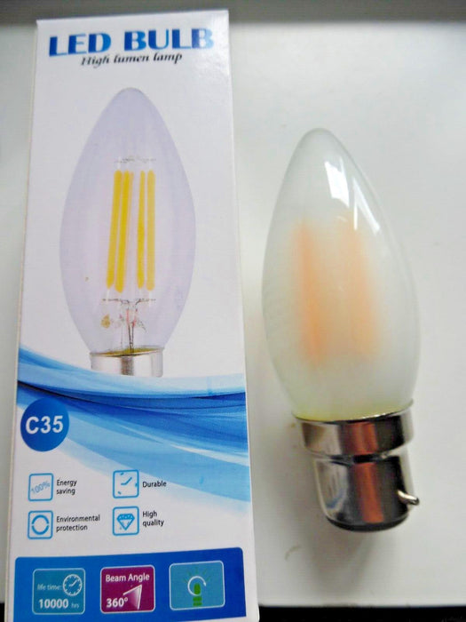 LED Filament Bulb B15 4W C35 2pcs