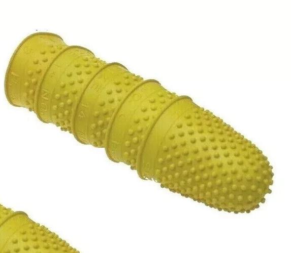 11 THIMBLETTES Quality Rubber FINGER TIP PROTECTION Grip Aid SIZE 2 18mm