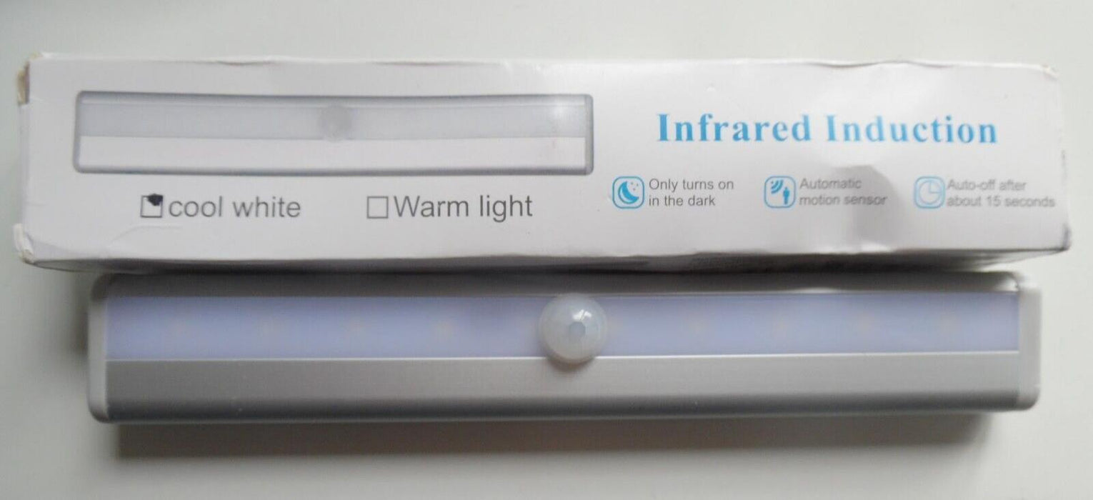 Infrared Induction Light Cool White for Under Cabinet, stairs etc