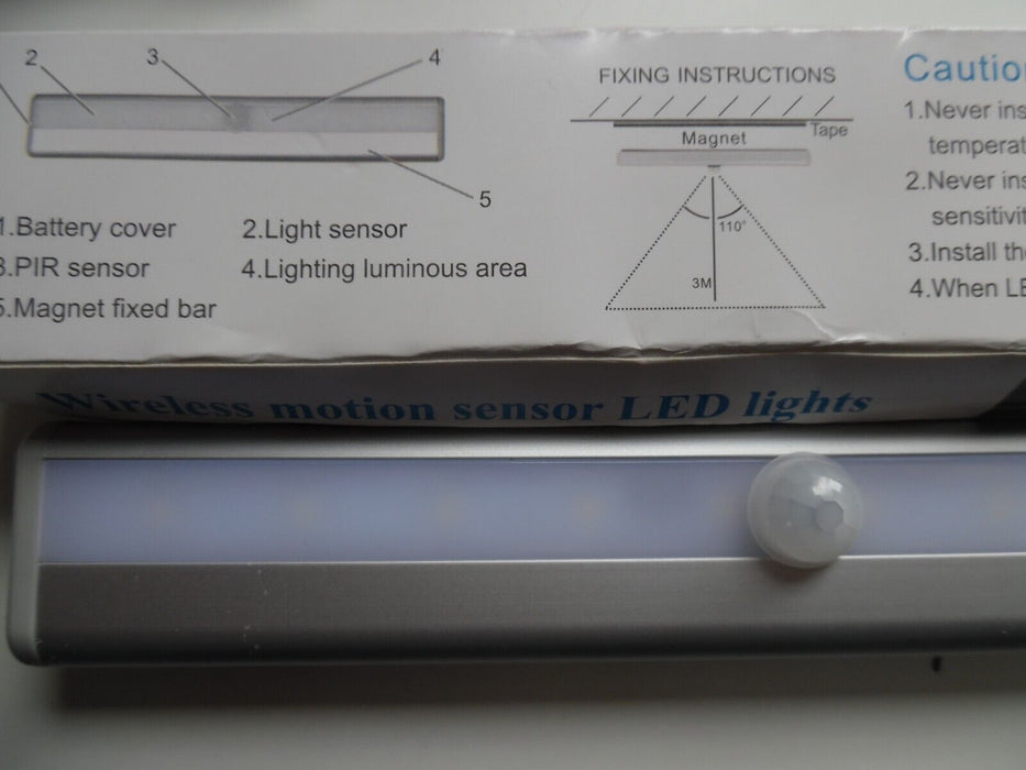 Infrared Induction Light Cool White for Under Cabinet, stairs etc