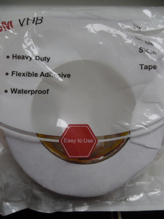 3M VHB heavy Duty Waterproof Double Sided Adhesive Tape 25mm